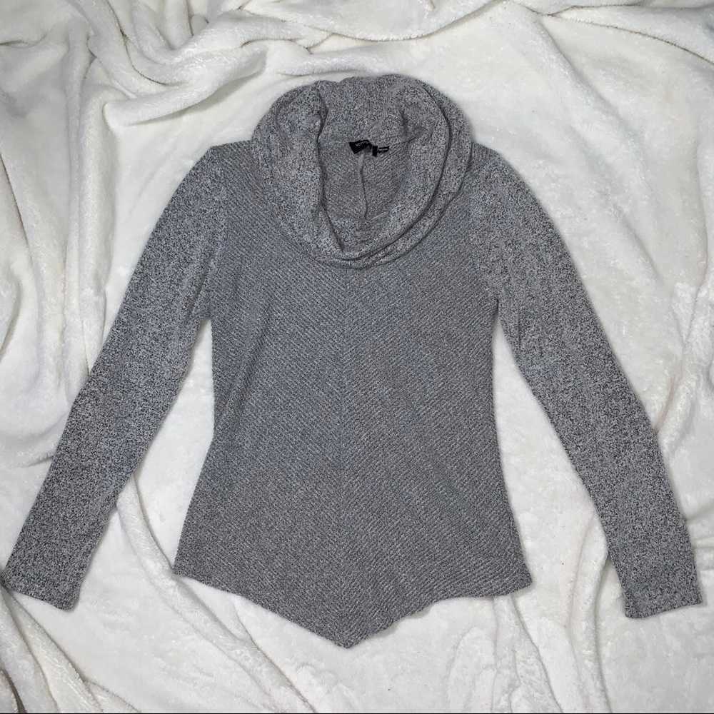Grey Long-Sleeve Sweater